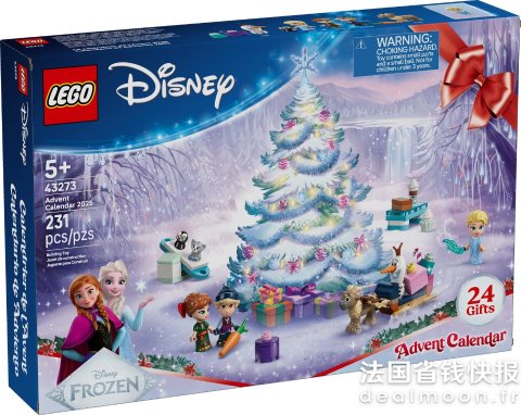 LegoLEGO Disney 冰雪奇缘 2025日历