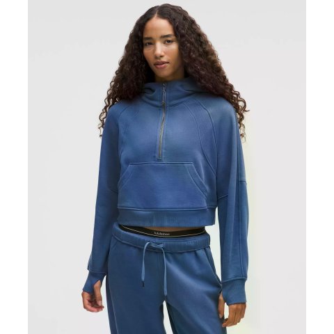 Scuba 半拉链加厚连帽衫