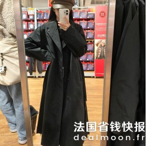 Uniqlo优衣库 你是不是偷师了BBR@勿旬 女士长款单排扣大衣