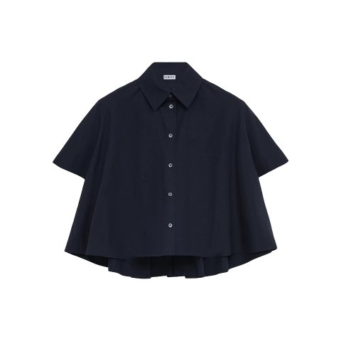 LoeweShort-Sleeve Trapeze Shirt