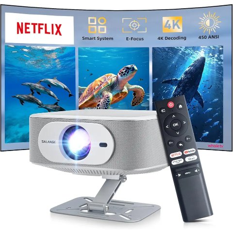 Salange 1080P 投影仪 WiFi自动校正