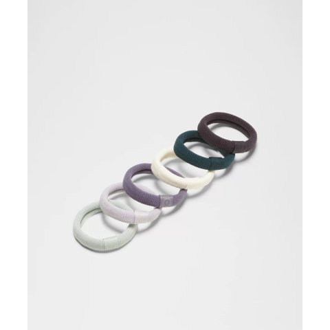 Knit Hair Ties 6 Pack