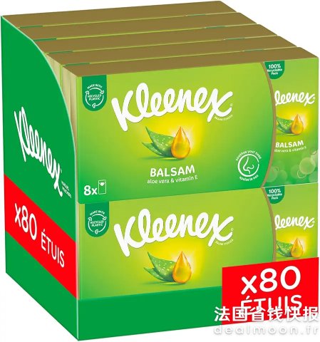 KleenexBalsam 抽纸 8包