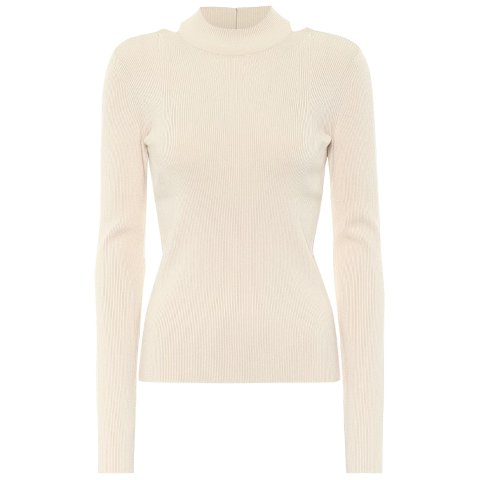 Helmut LangHelmut Lang Rippstrick 圆领套头衫