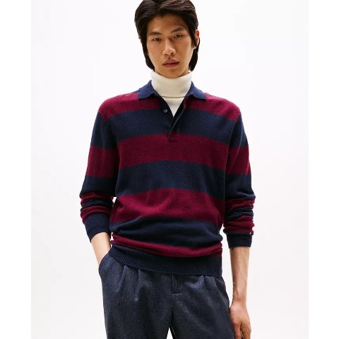Tommy HilfigerWool Cashmere Rugby Sweatshirt Polo