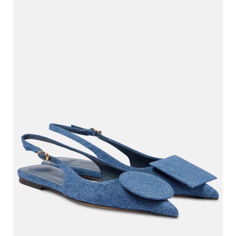 JacquemusJaquemus Les Slingbacks Duelo 牛仔平底鞋