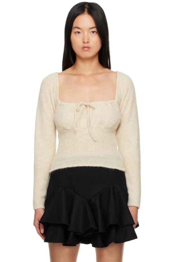 tach Bella 米色长袖上衣