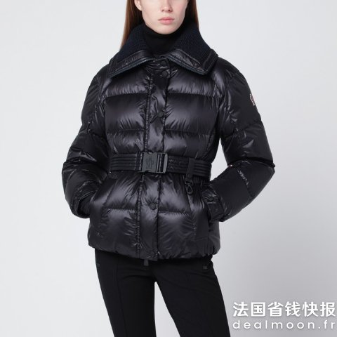 MONCLER GRENOBLEBataillouse 海军蓝滑雪夹克 带腰带