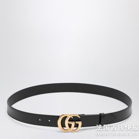 GucciGG Marmont 黑色皮带