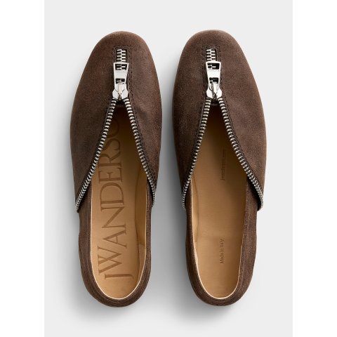 Leather 机车芭蕾鞋 女款