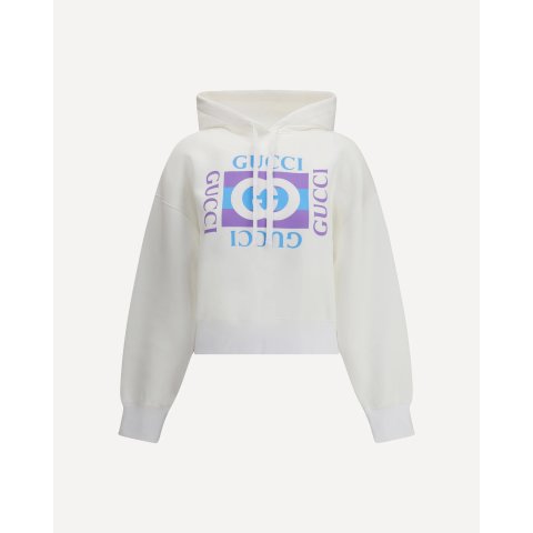 GUCCI 印花Logo连帽衫