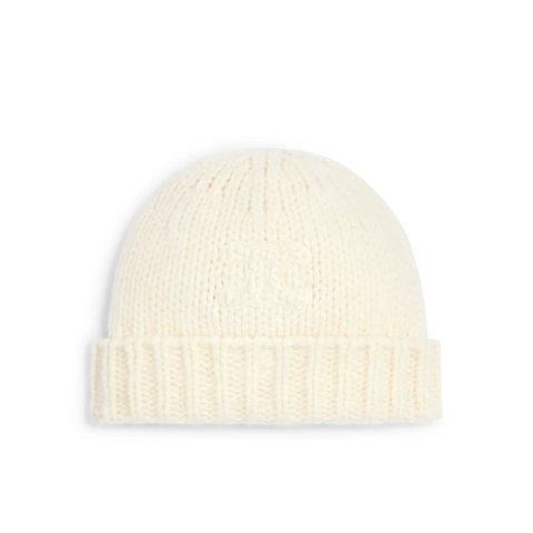 Celine羊绒丝绸帽