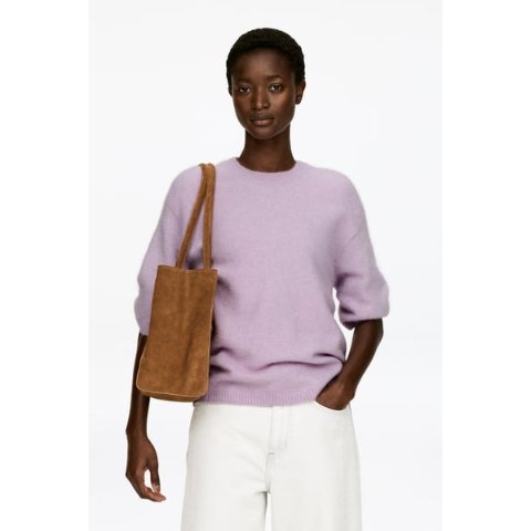 arket香芋紫小毛衣 