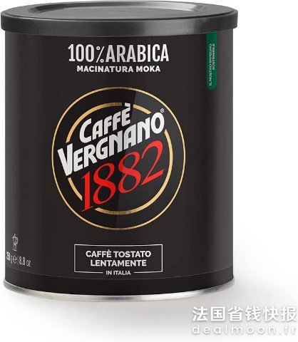 摩卡壶适用！Caffè Vergnano 咖啡粉 250g