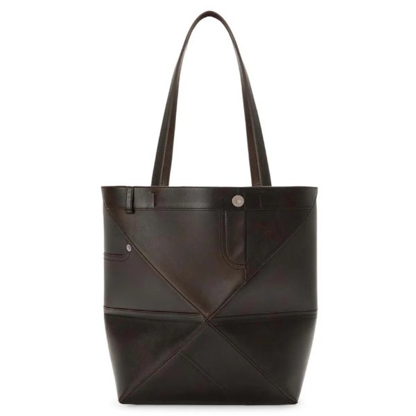 PUZZLE 折叠皮革手提包