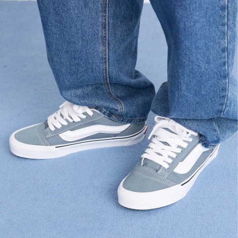 VansVans KNU SKOOL 低帮蓝色运动鞋