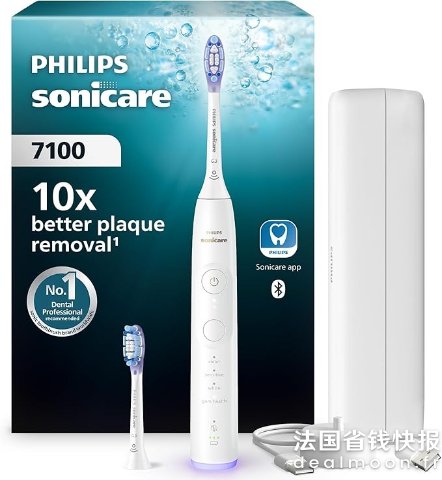 PhilipsSonicare 7100 电动牙刷 白色