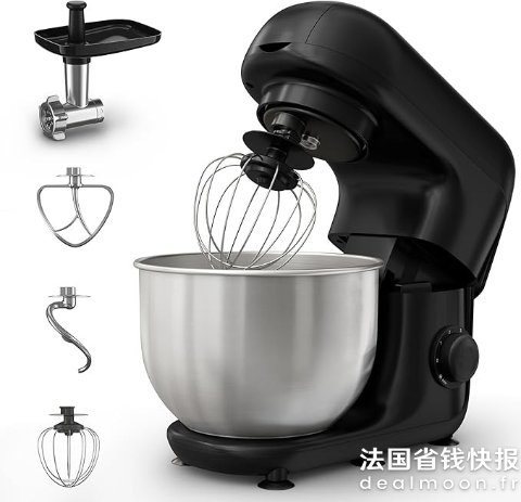 Moulinex史低闪促！随时调！！厨师机 4.8L