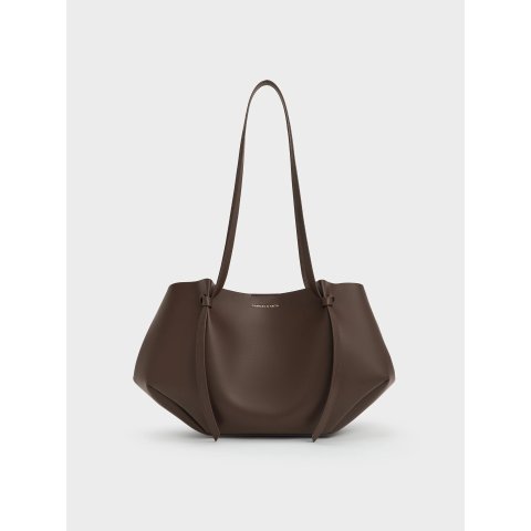 Charles & KeithCalla Tote Bag Espresso Brown