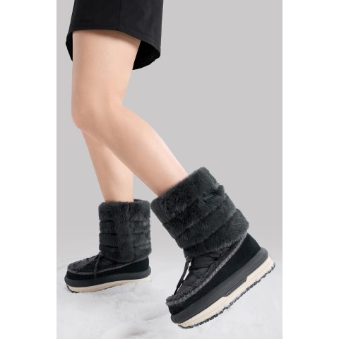 WarmPlush 女士抓绒护腿