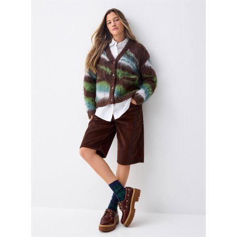 Abstract Fuzzy 开衫 抽象图案