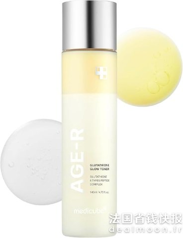 抗氧化、匀肤色/提亮！medicube AGE-R双层焕亮爽肤水 140ml