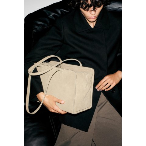 COSMARAIS Bowling Bag Suede