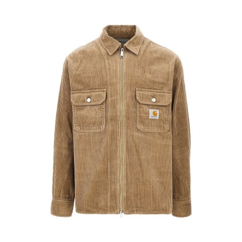 灯芯绒衬衫外套