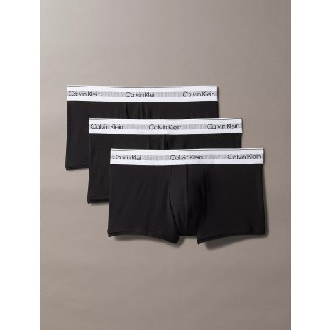 低腰循环标平角内裤 3条装