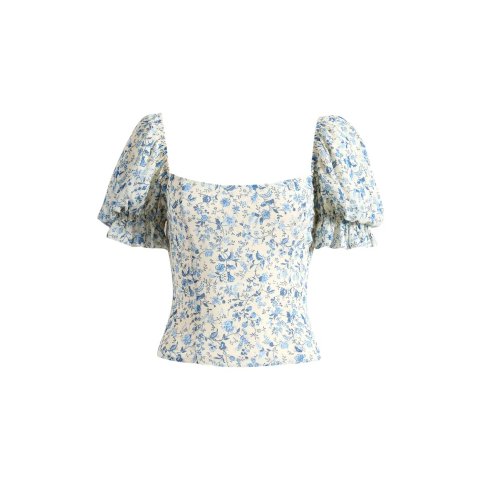ReformationMarin Puff Sleeve Top