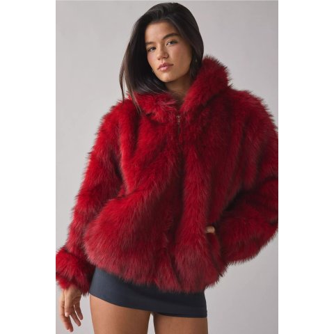Urban Outfitters$25 off $100UO Sloanne Faux Fur Hooded Jacket