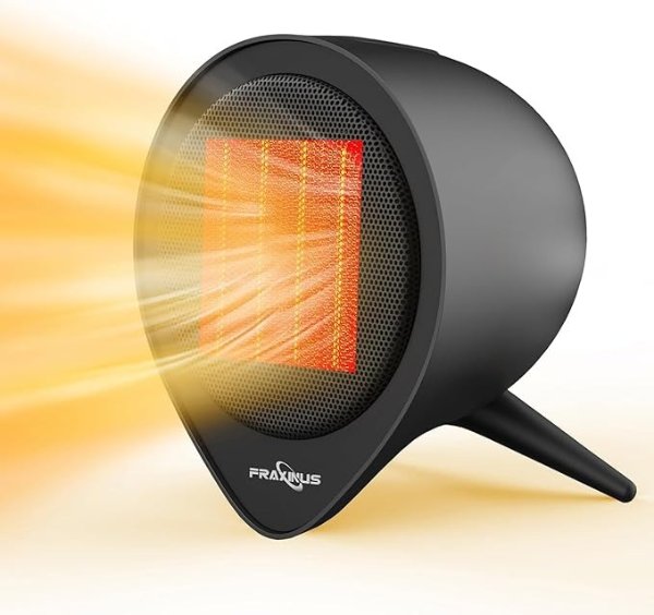 PTC 迷你陶瓷电暖器 1500W 黑色