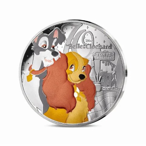 《小姐与流浪汉》精制银币