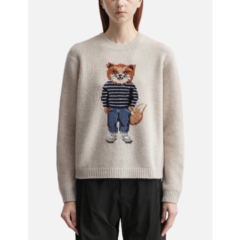 Maison KitsuneDressed Fox Wool Jumper