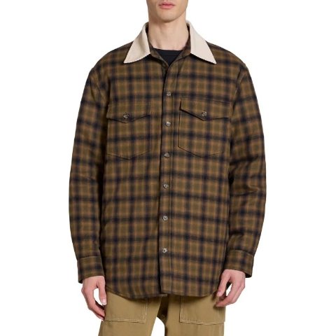 Isabel MarantSteeve Plaid Overshirt