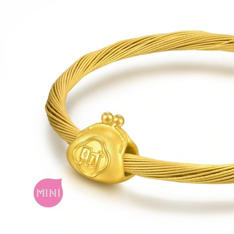 Chow Sang Sang来财！来！祥瑞祝福 足金錢包串飾