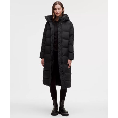 LululemonWunder棉服长款外套