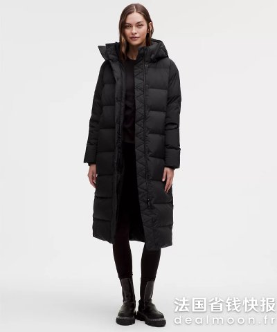 LululemonWunder棉服长款外套