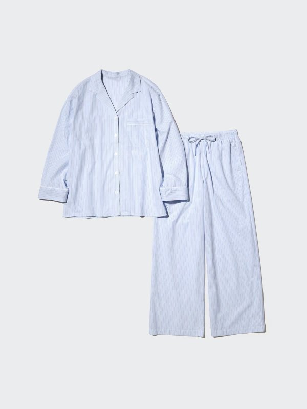 UNIQLO 女士棉质长袖睡衣