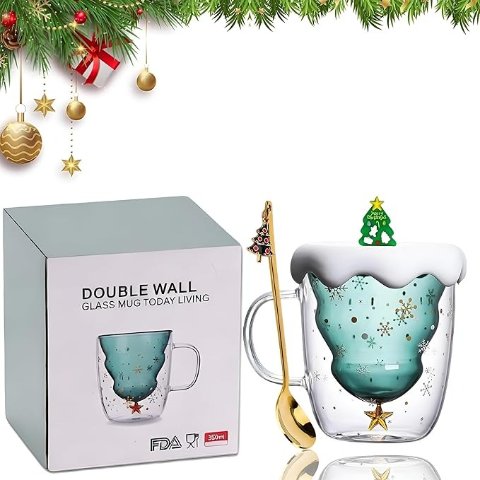 Weihnachtstasse 双层玻璃杯 350ml