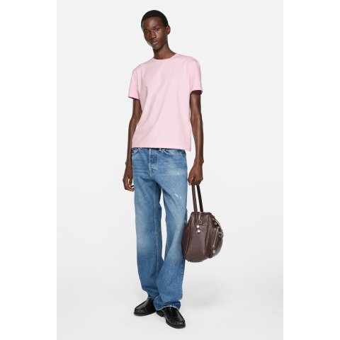 Acne StudiosRegular Fit T-shirt Face Logo