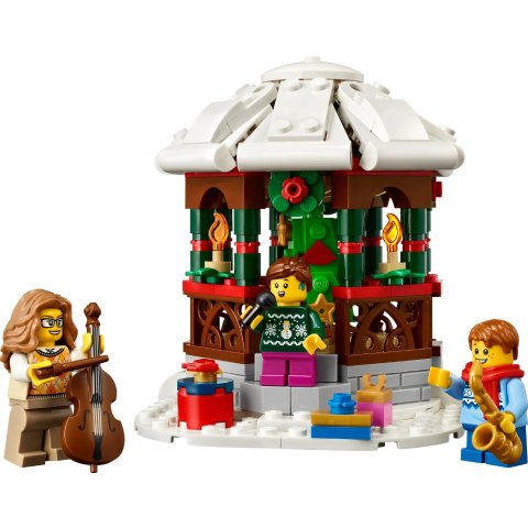 Lego今天入手免费拿这套LEGO 40778 冬季亭 拼装玩具