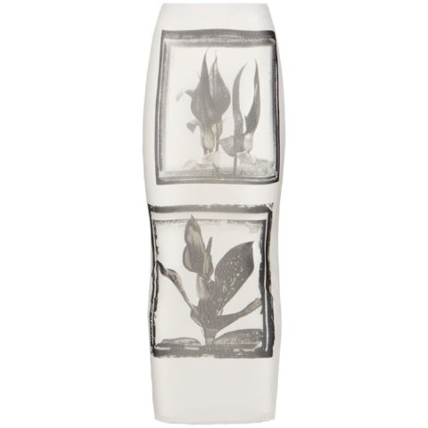 Jean Paul GaultierFlowers Cadres Printed Mesh Long Skirt