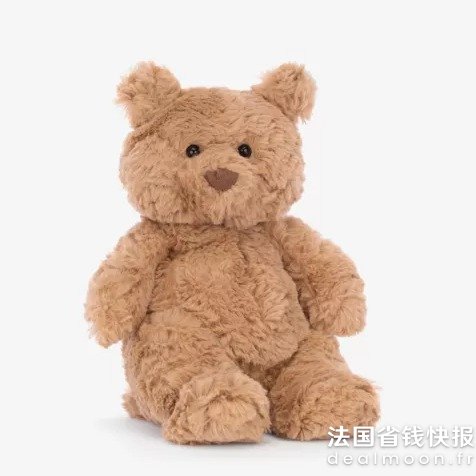 Jellycat巴塞罗那熊毛绒玩具