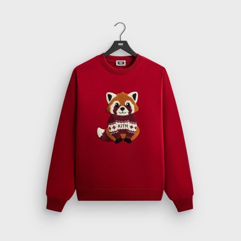 Nelson Red Panda Crewneck Sweatshirt