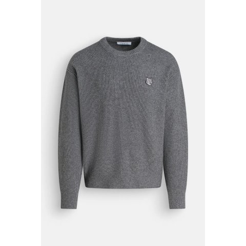 Maison Kitsune 羊毛混纺毛衣 深灰色