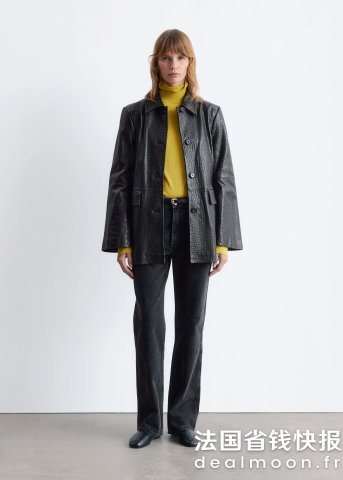 Jean 高腰直筒牛仔裤