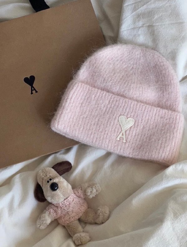 Ami Paris  羊毛针织帽