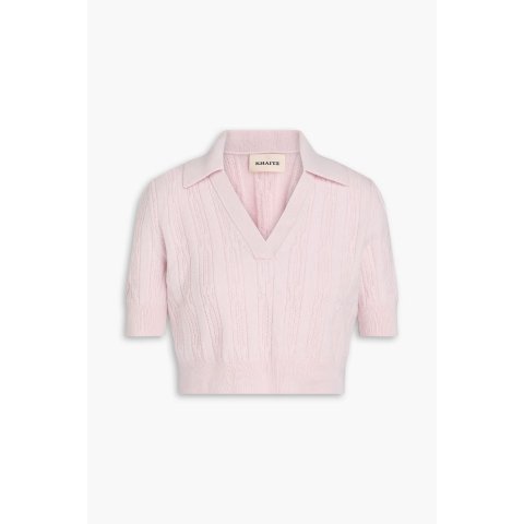 khaite Lylith 短款羊绒混纺针织衫