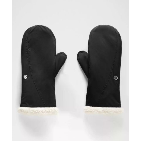 Boucle Fleece Lined Mittens